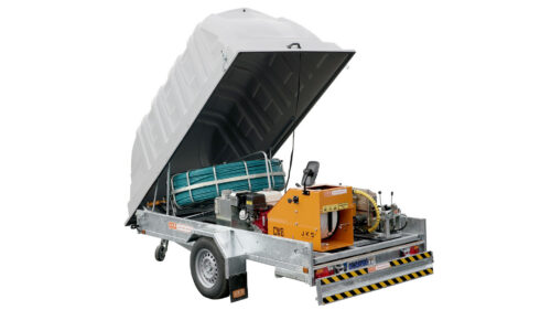 JKS pipe snake trailer PST 1000